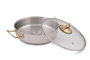 Hermia Juego de Ollas Acero Inoxidable 26x26x8 cm Capacidad 3.4 Litros Cocina Elegante y Duradera